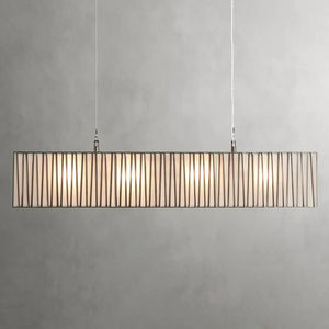 Art Glass Jeunet Rectangular Chandelier - Zonesus