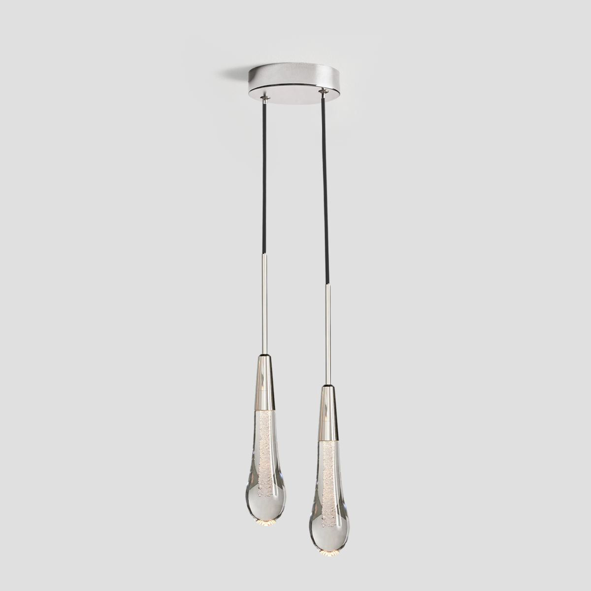 Solitaire Crystal Pendant 1 light 2 lights - Zonesus