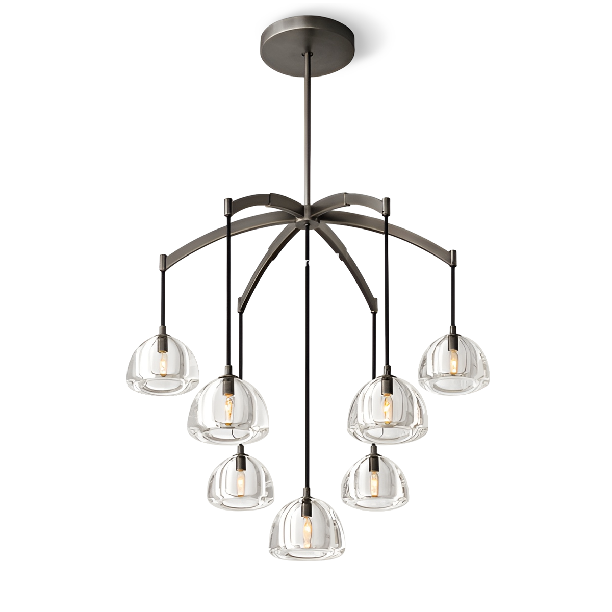 Hemisphero Round Chandelier 36" - Zonesus