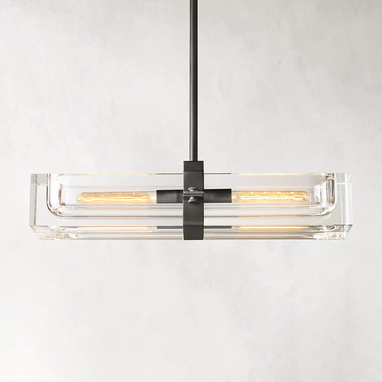 Savine Linear Chandelier 24" 2-Lights - Zonesus