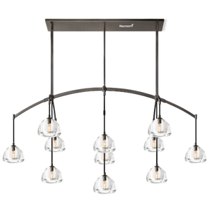 Hemisphero Linear Chandelier 72" - Zonesus