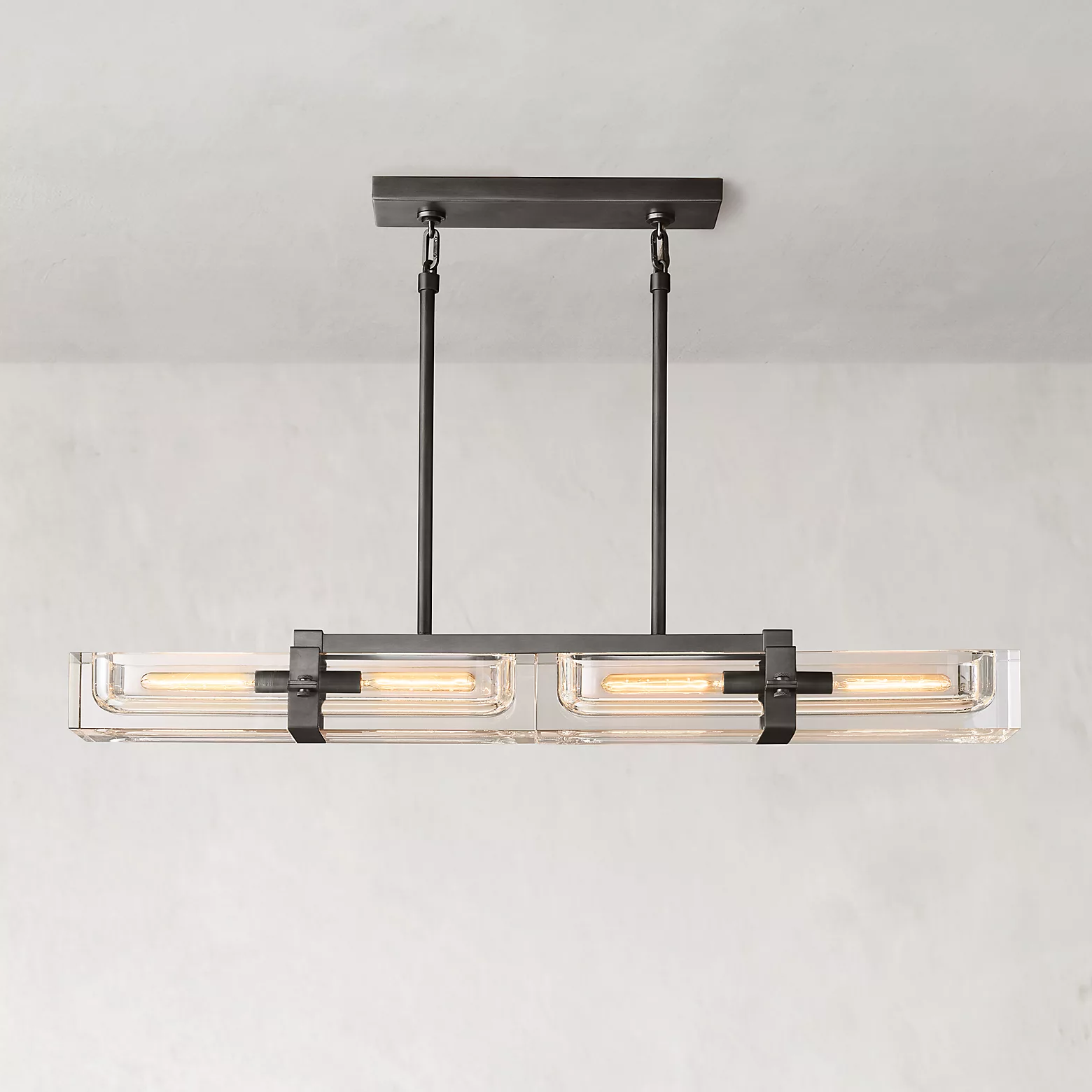 Savine Linear Chandelier 48" 4-Lights - Zonesus
