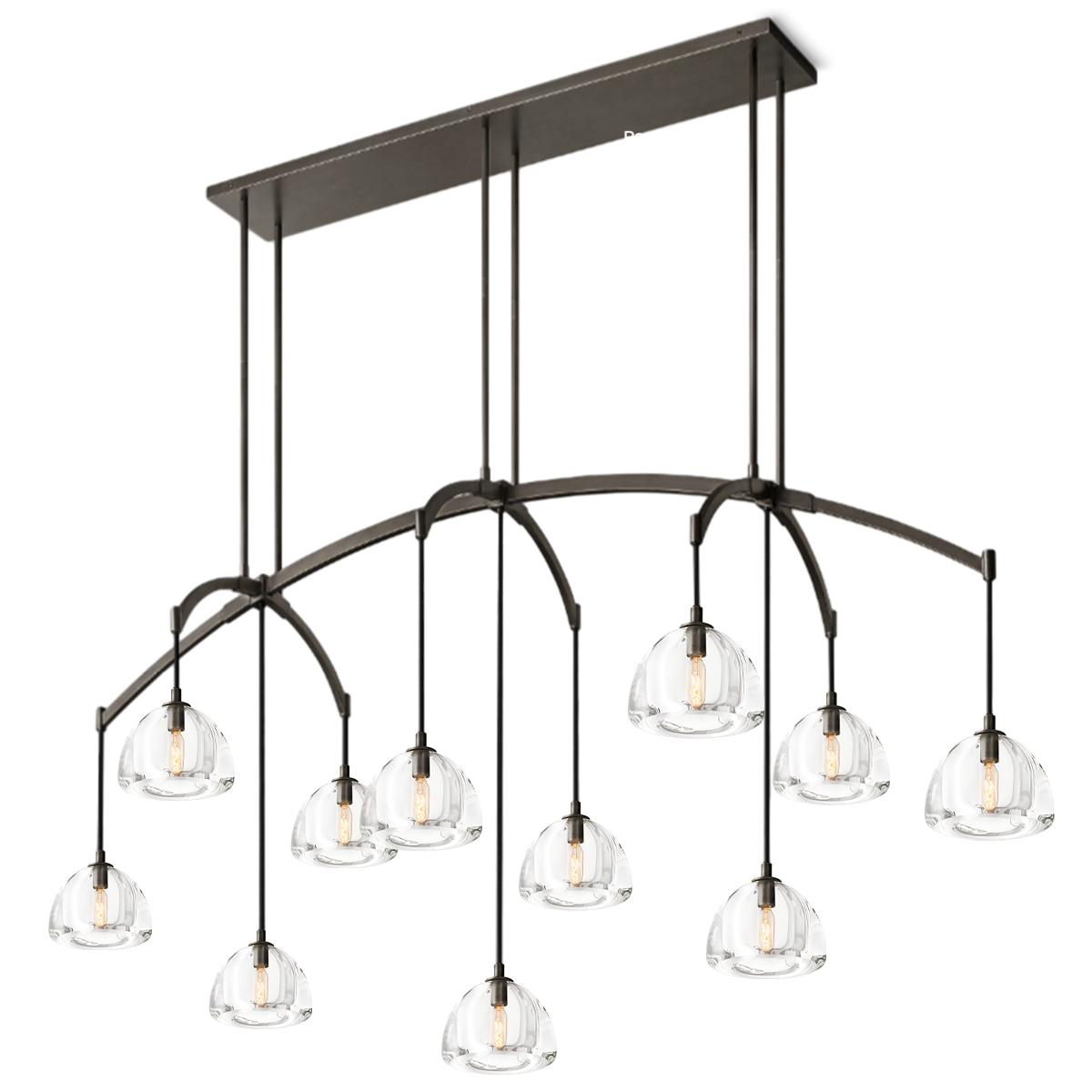 Hemisphero Linear Chandelier 72" - Zonesus