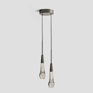 Solitaire Crystal Pendant 1 light 2 lights - Zonesus