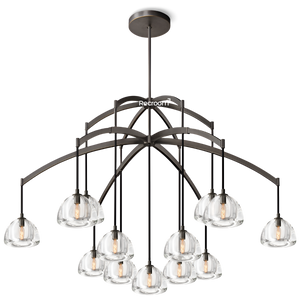 Hemisphero Round Chandelier 60" - Zonesus