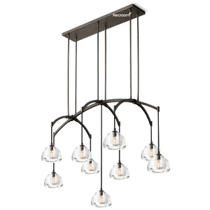Hemisphero Linear Chandelier 54" - Zonesus