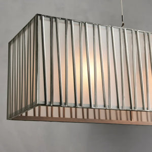 Art Glass Jeunet Rectangular Chandelier - Zonesus