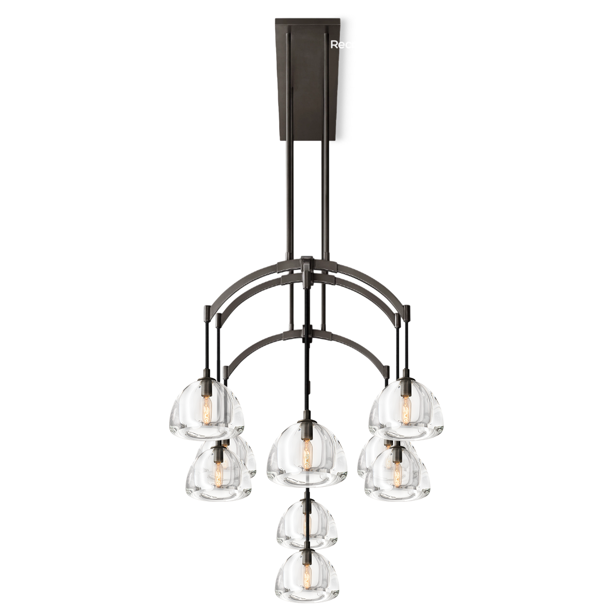 Hemisphero Linear Chandelier 54" - Zonesus