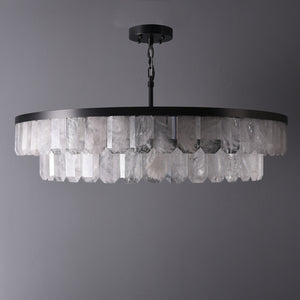 Rolantis Double Rock Crystal Chandelier - Zonesus