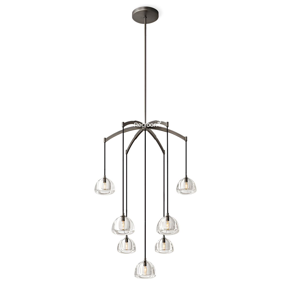 Hemisphero Round Chandelier 36" - Zonesus