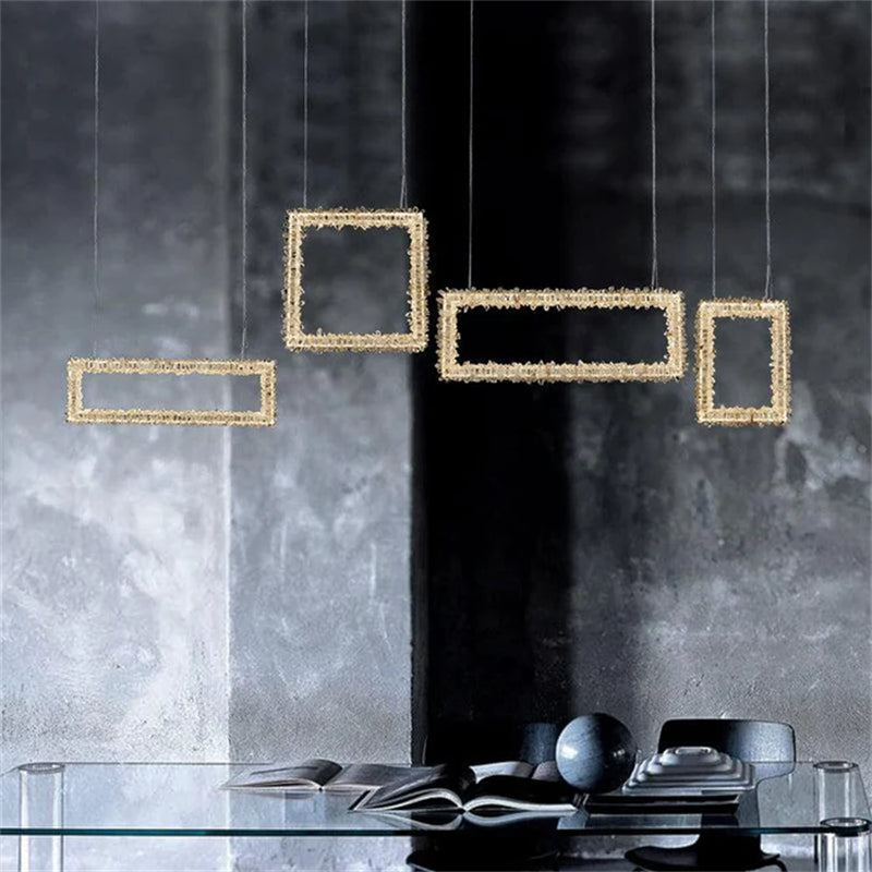 Cervine Echo Rock Crystal Chandelier - Zonesus