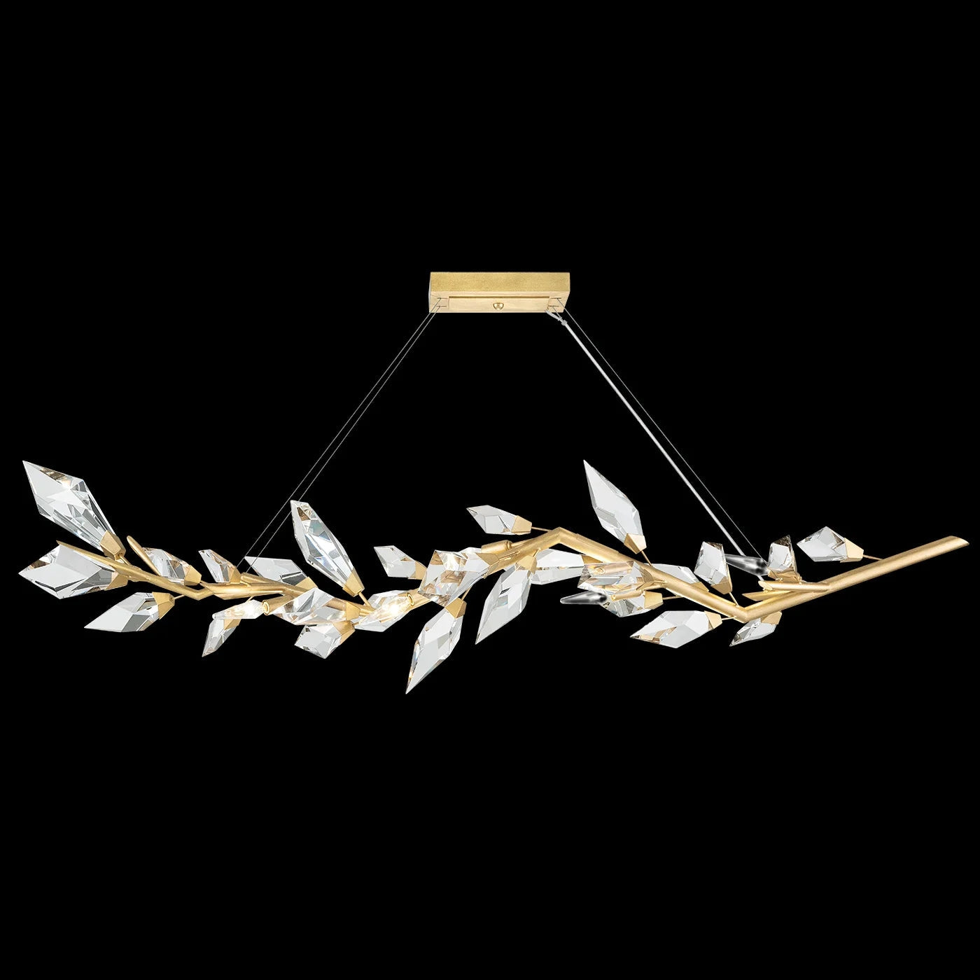 Addison 63.5“ Linear Crystal Chandelier - Zonesus