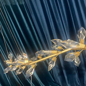 Addison 63.5“ Linear Crystal Chandelier - Zonesus