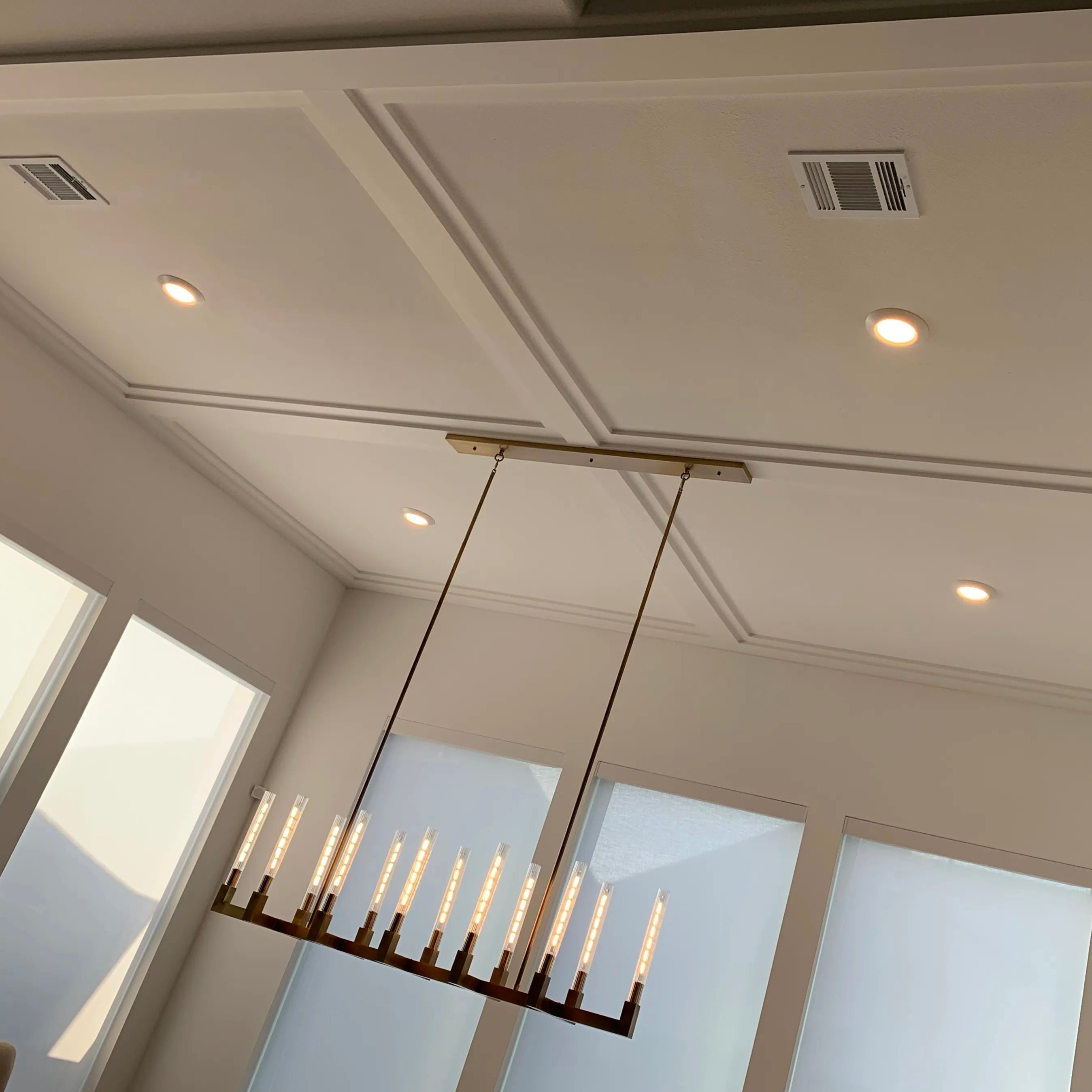 Cannel Linear Chandelier 67" - Zonesus
