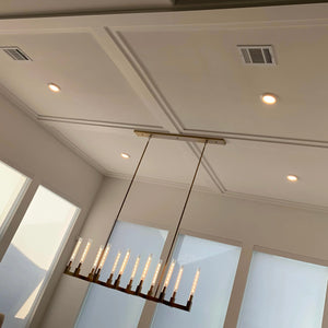 Cannel Linear Chandelier 67" - Zonesus