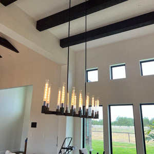 Cannel Linear Chandelier 67" - Zonesus