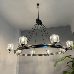 Demarat Round Chandelier 36" - Zonesus