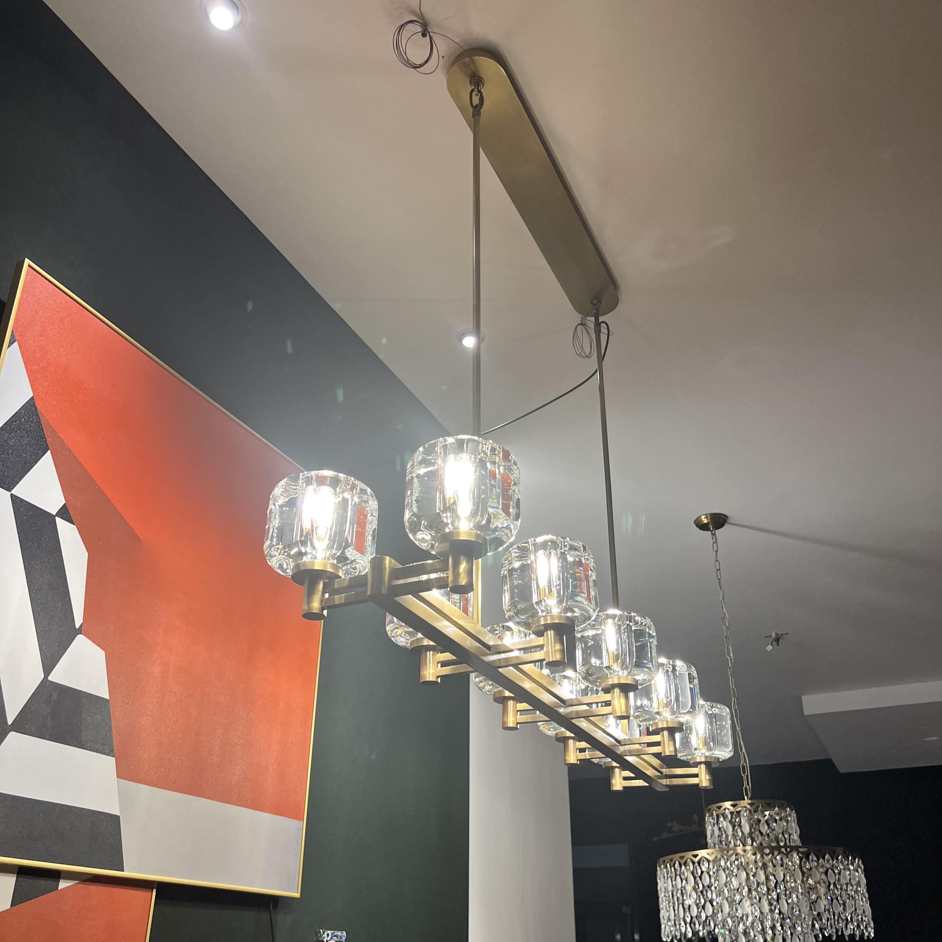 Demarat Linear Chandelier 54" - Zonesus