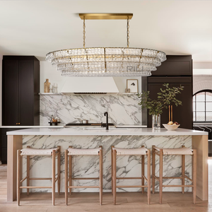 Ghiaccio Oval Chandelier - Zonesus