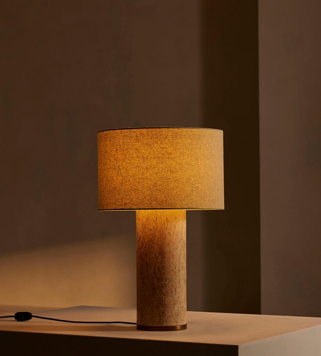 Remi Stone Table Lamp, Large