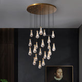 Raindrop Round Chandelier 47" - Zonesus