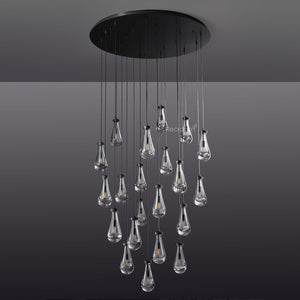 Raindrop Round Chandelier 47" - Zonesus