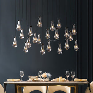 Raindrop Linear Chandelier 72" - Zonesus