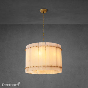 San Marconer Alabaster Round Chandelier 22‘’ - Zonesus