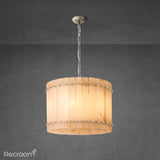 San Marconer Alabaster Round Chandelier 22‘’ - Zonesus