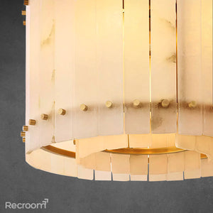 San Marconer Alabaster Round Chandelier 22‘’ - Zonesus