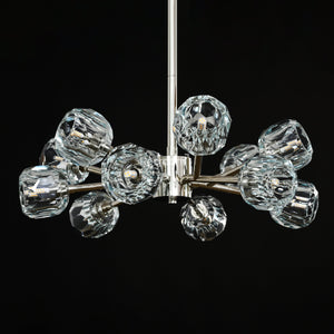 Boulew Crystal Glass Round Chandelier 24" - Zonesus