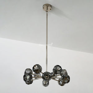 Boulew Crystal Glass Round Chandelier 24" - Zonesus