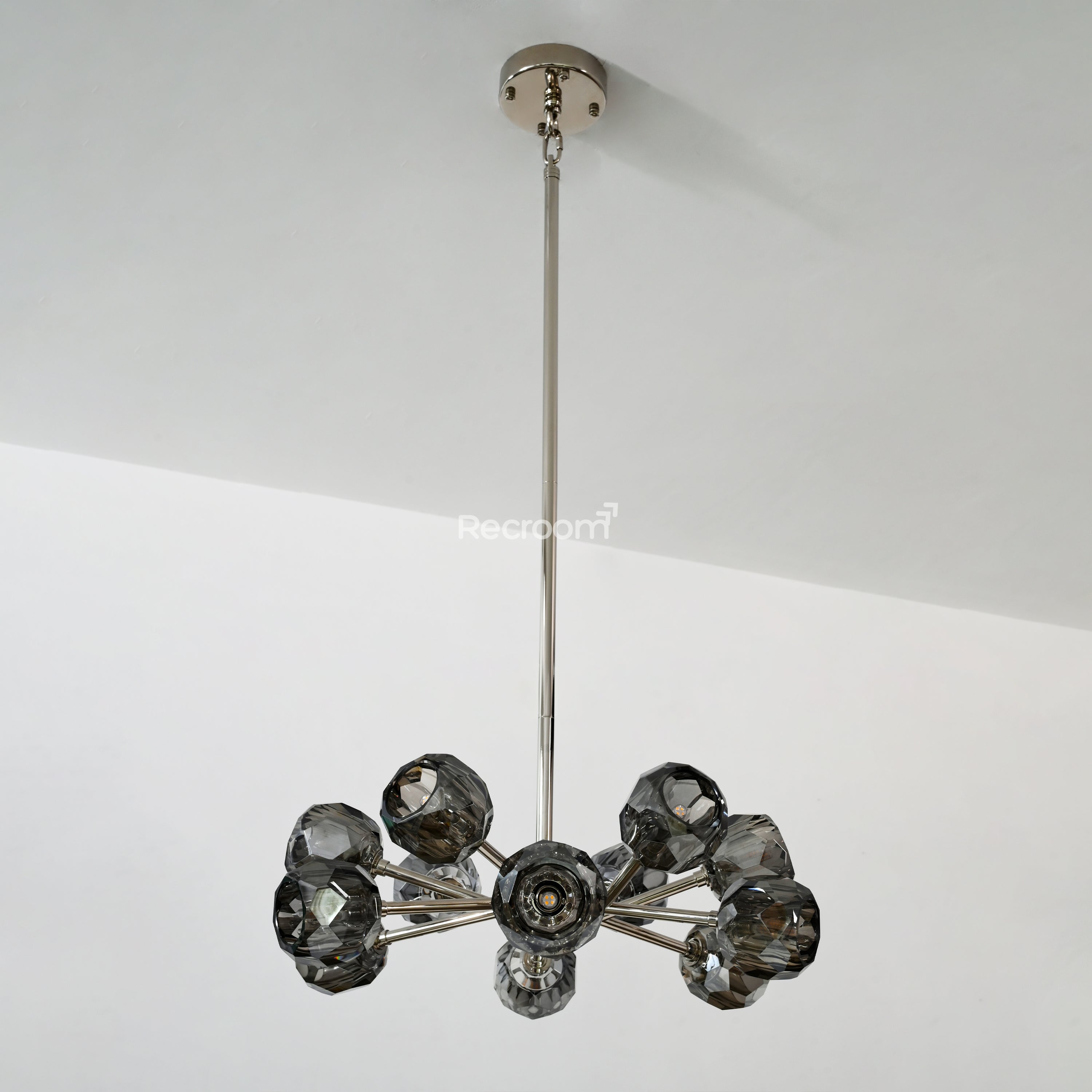Boulew Crystal Glass Round Chandelier 24" - Zonesus