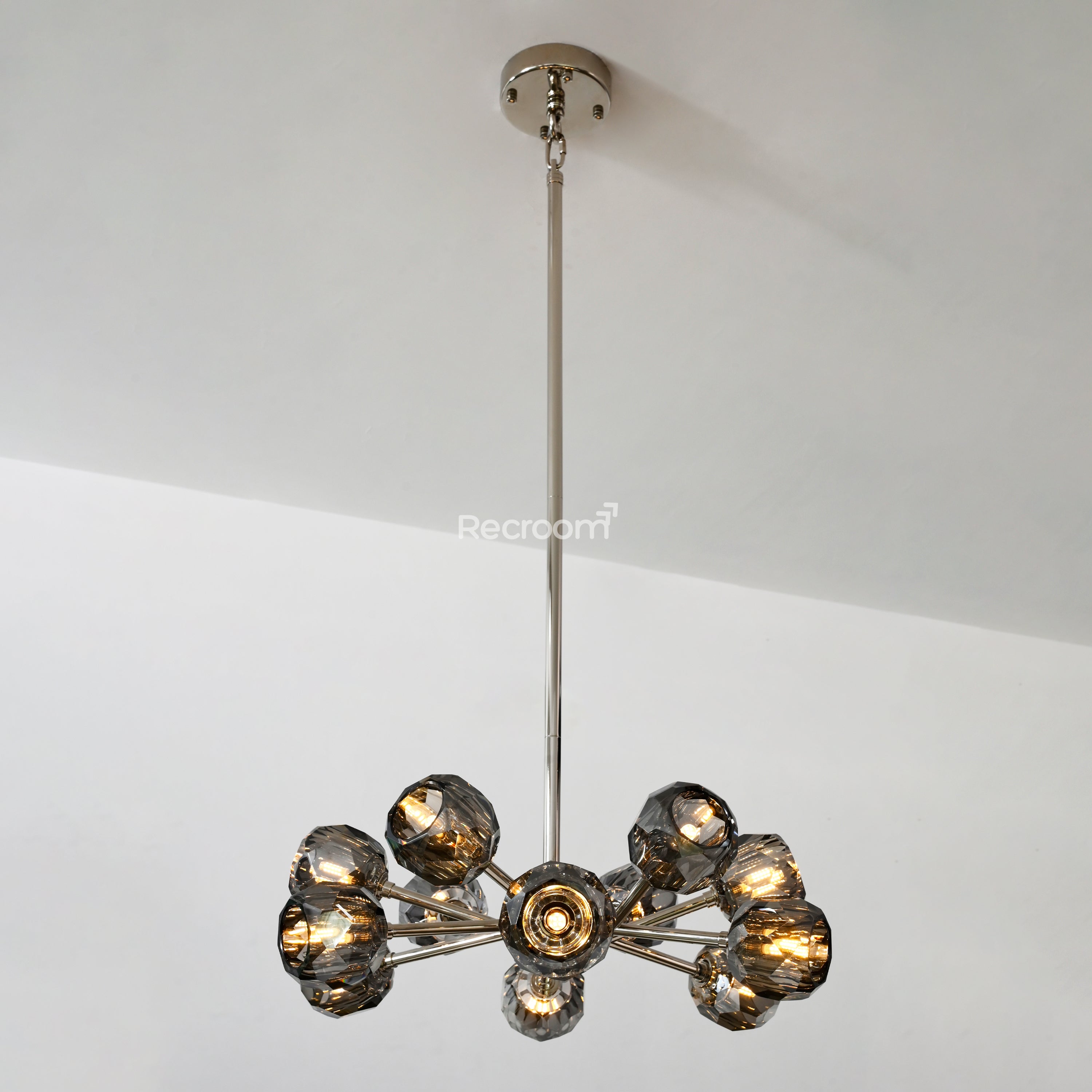 Boulew Crystal Glass Round Chandelier 24" - Zonesus
