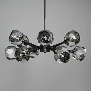 Boulew Crystal Glass Round Chandelier 24" - Zonesus