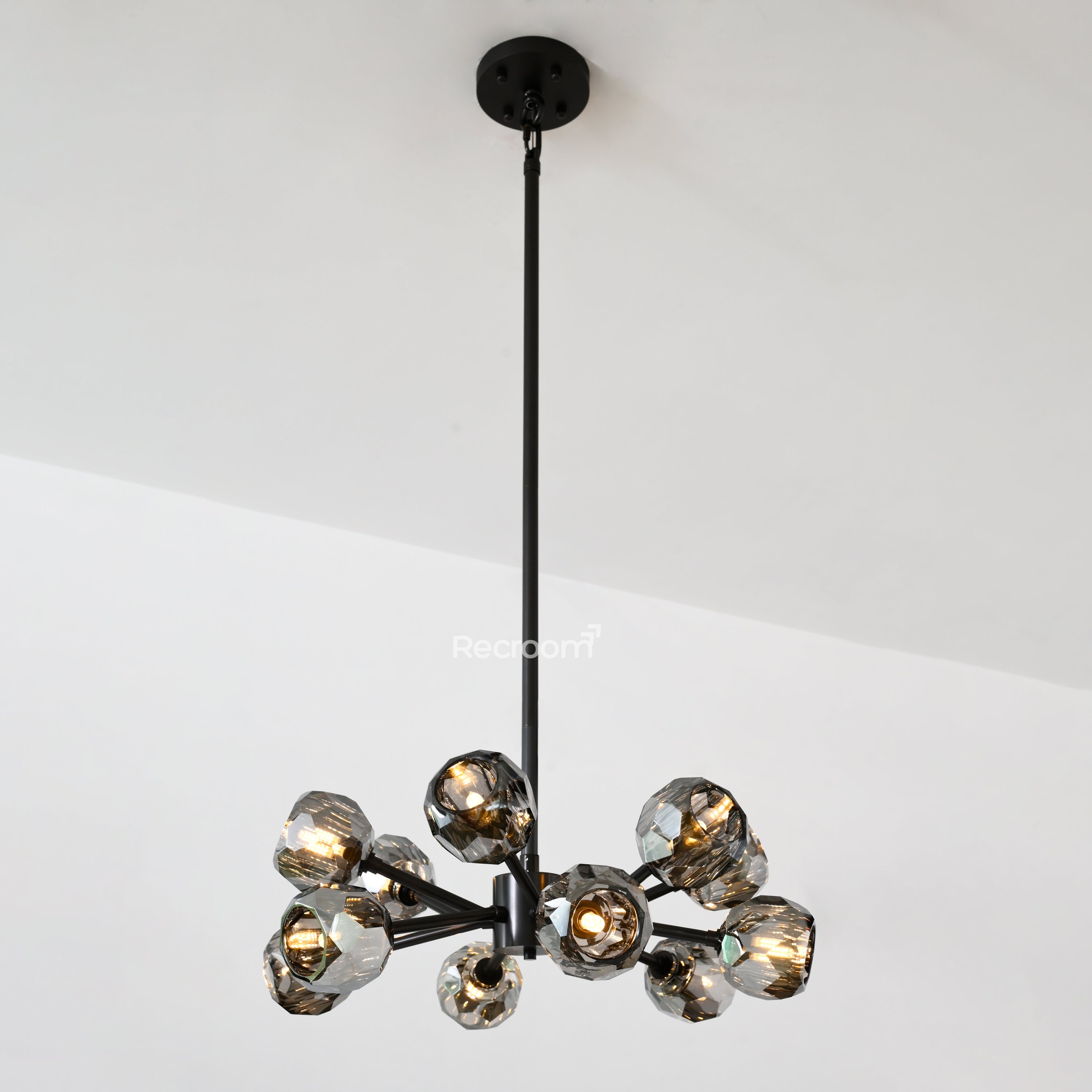 Boulew Crystal Glass Round Chandelier 24" - Zonesus