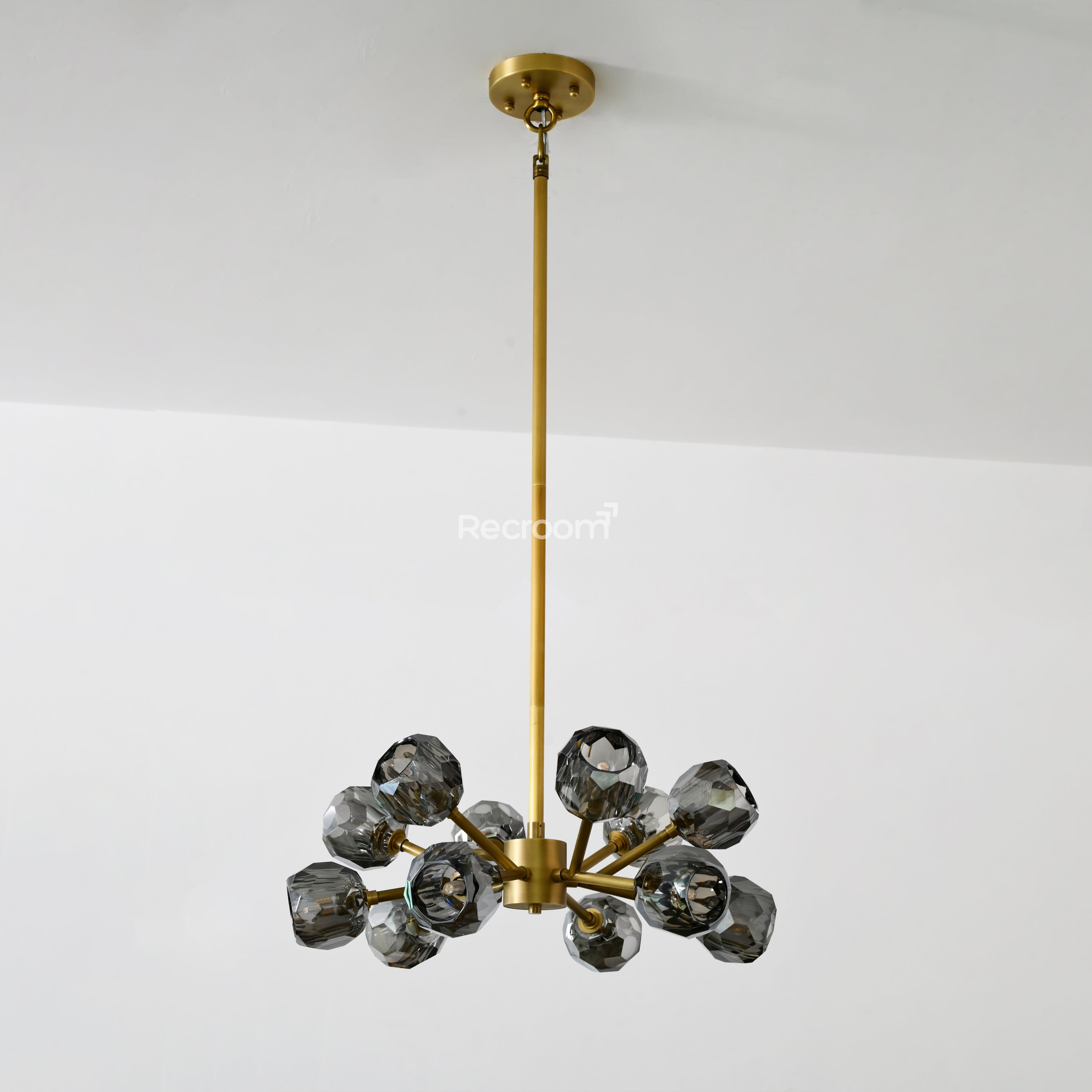 Boulew Crystal Glass Round Chandelier 24" - Zonesus