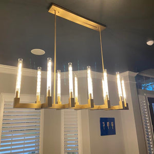 Cannel Linear Chandelier 67" - Zonesus