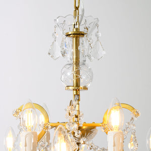 Rococonut Crystal Outdoor Chandelier 28” - Zonesus