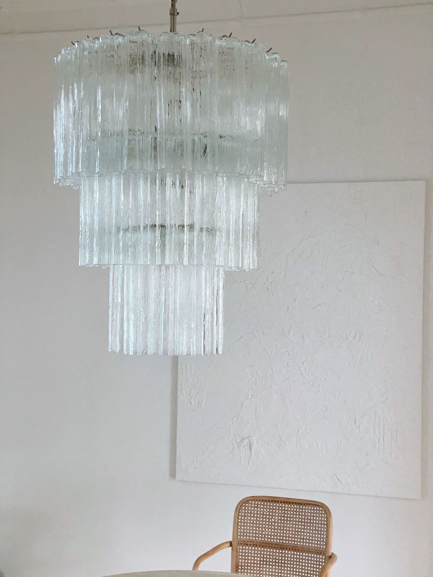 Murano Chandelier – 52 tubes – Transparent - Zonesus