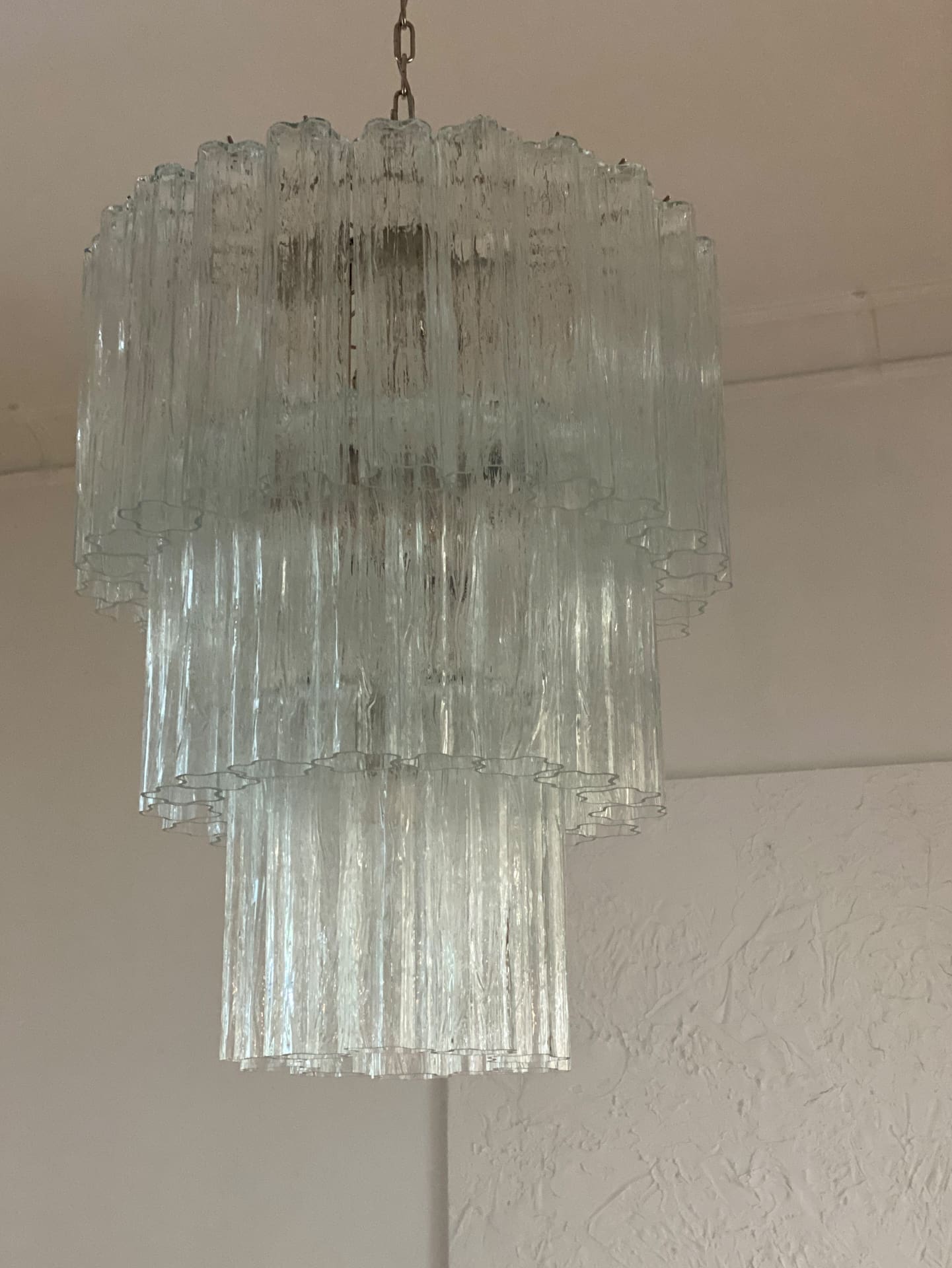 Murano Chandelier – 52 tubes – Transparent - Zonesus