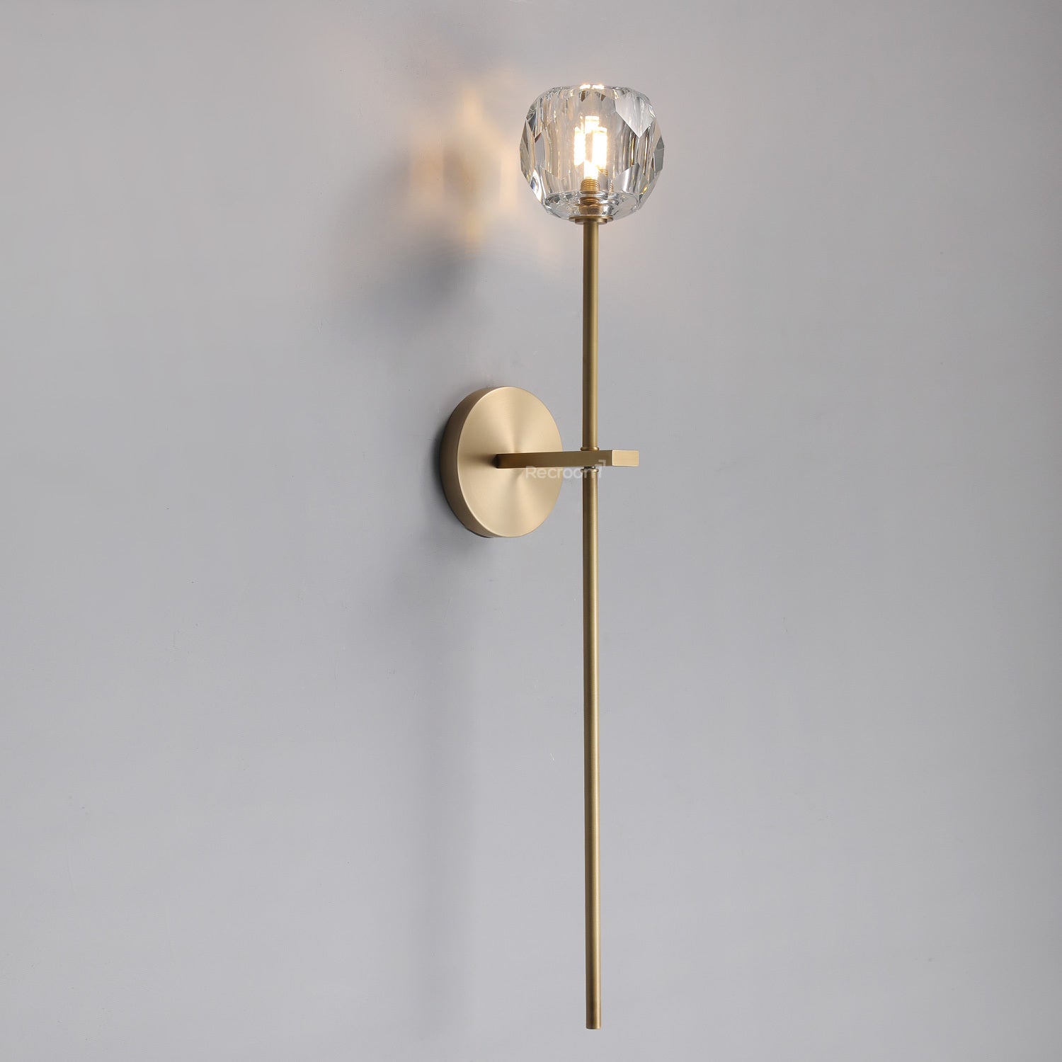 Boulew Crystal Glass Grand Sconce 6" - Zonesus