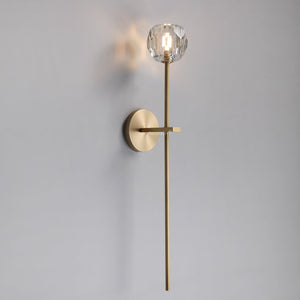 Boulew Crystal Glass Grand Sconce 6" - Zonesus