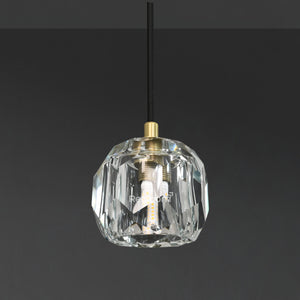 Boulew Crystal Glass Cord Pendant 5" - Zonesus