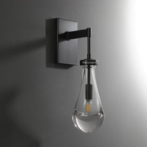 Raindrop Wall Sconce 5" Cord - Zonesus