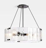 Willamette Glass Round Chandelier 32" - Zonesus