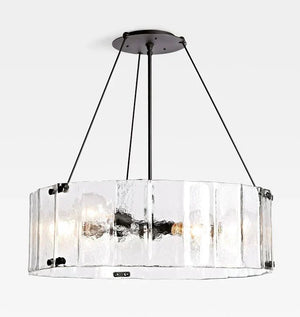Willamette Glass Round Chandelier 32" - Zonesus