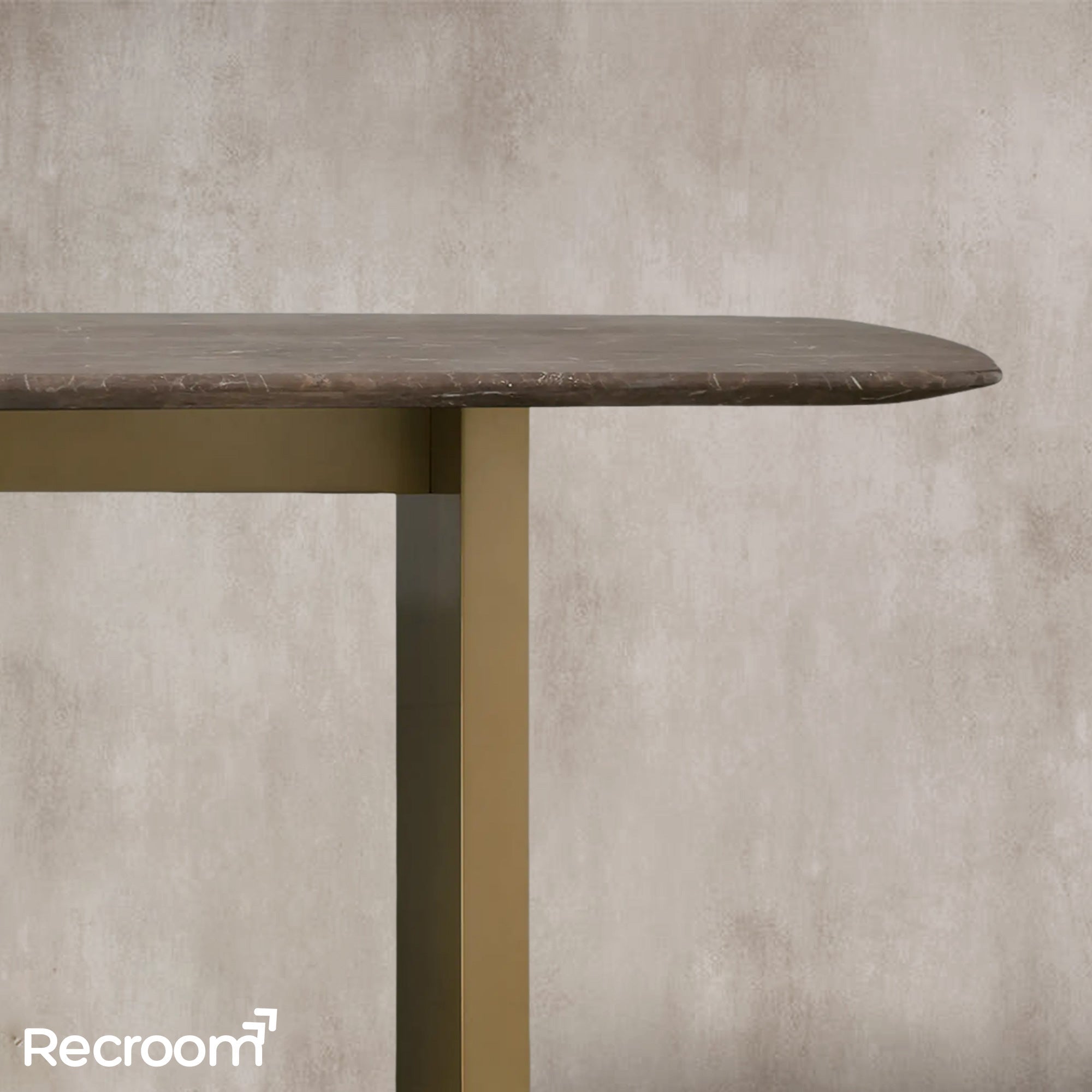 San Germani Stone Dining Table with Clement Base - Zonesus