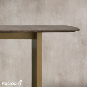 San Germani Stone Dining Table with Clement Base - Zonesus