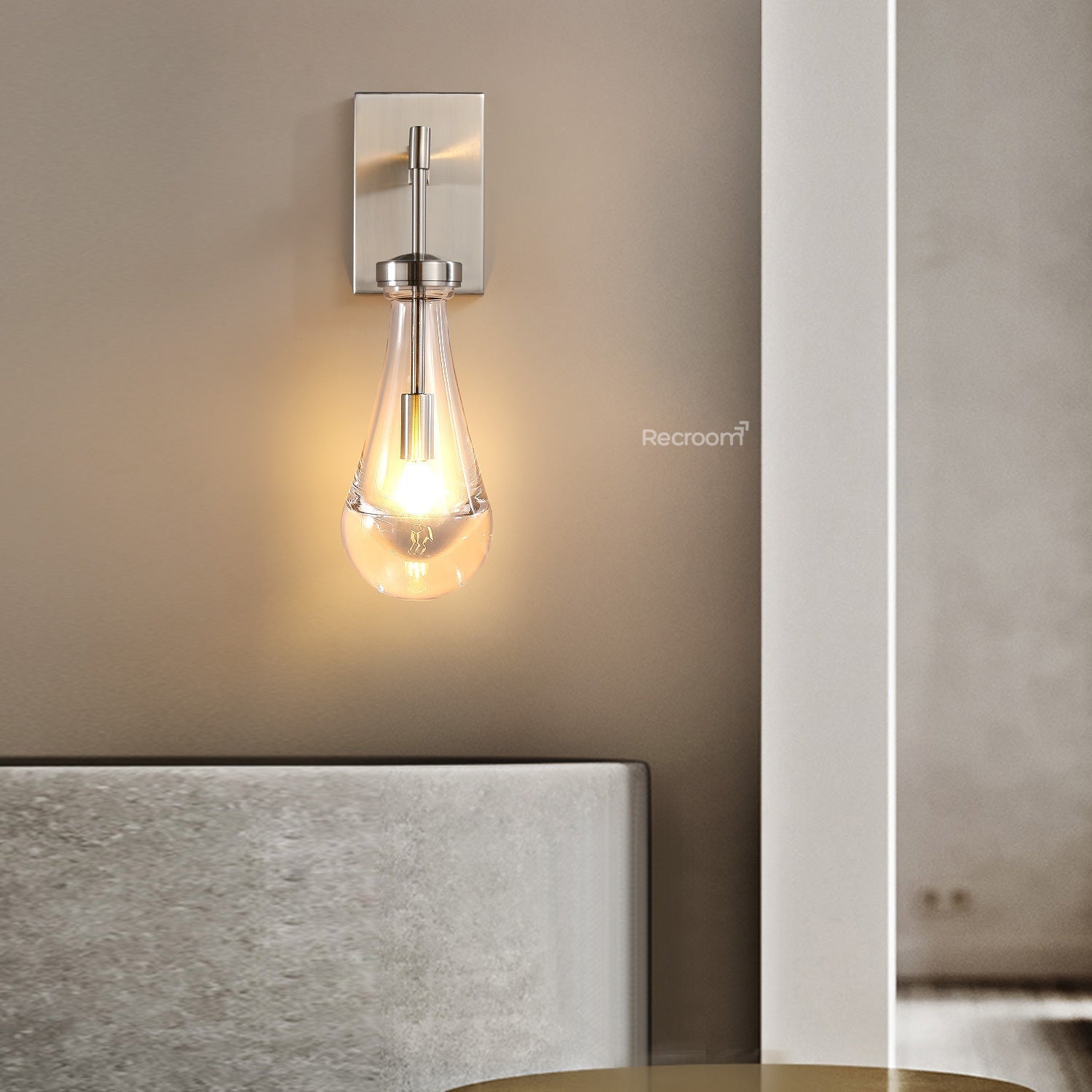 Raindrop Wall Sconce 5" Rod - Zonesus